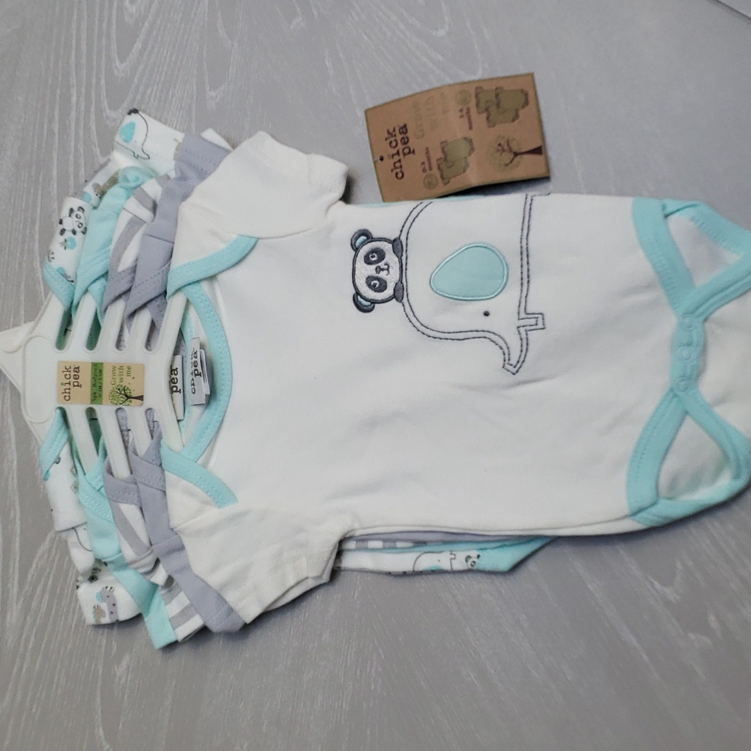 Chick Pea Baby Bodysuit Set Of 5 Brand New